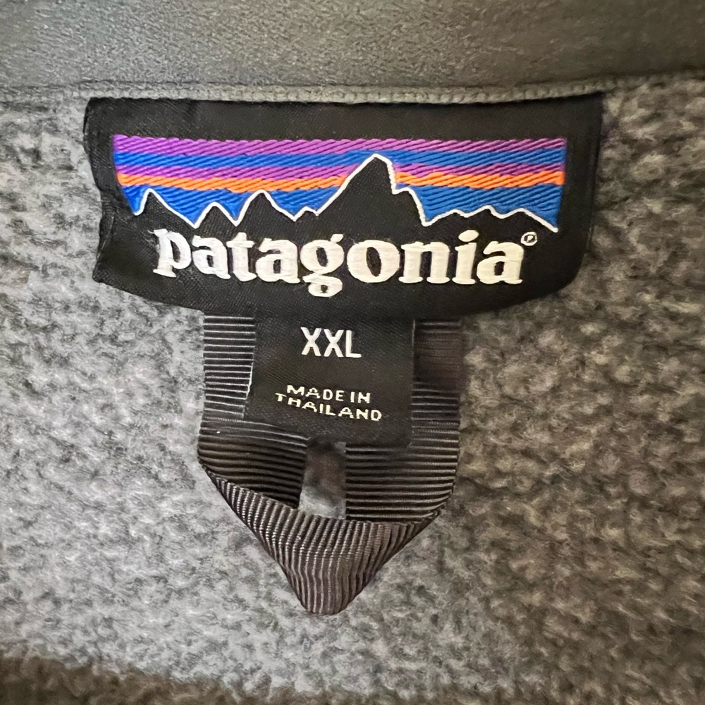 Patagonia Men’s Better Sweater 1/4 Zip XXL Stone Heather - Picture 4 of 9